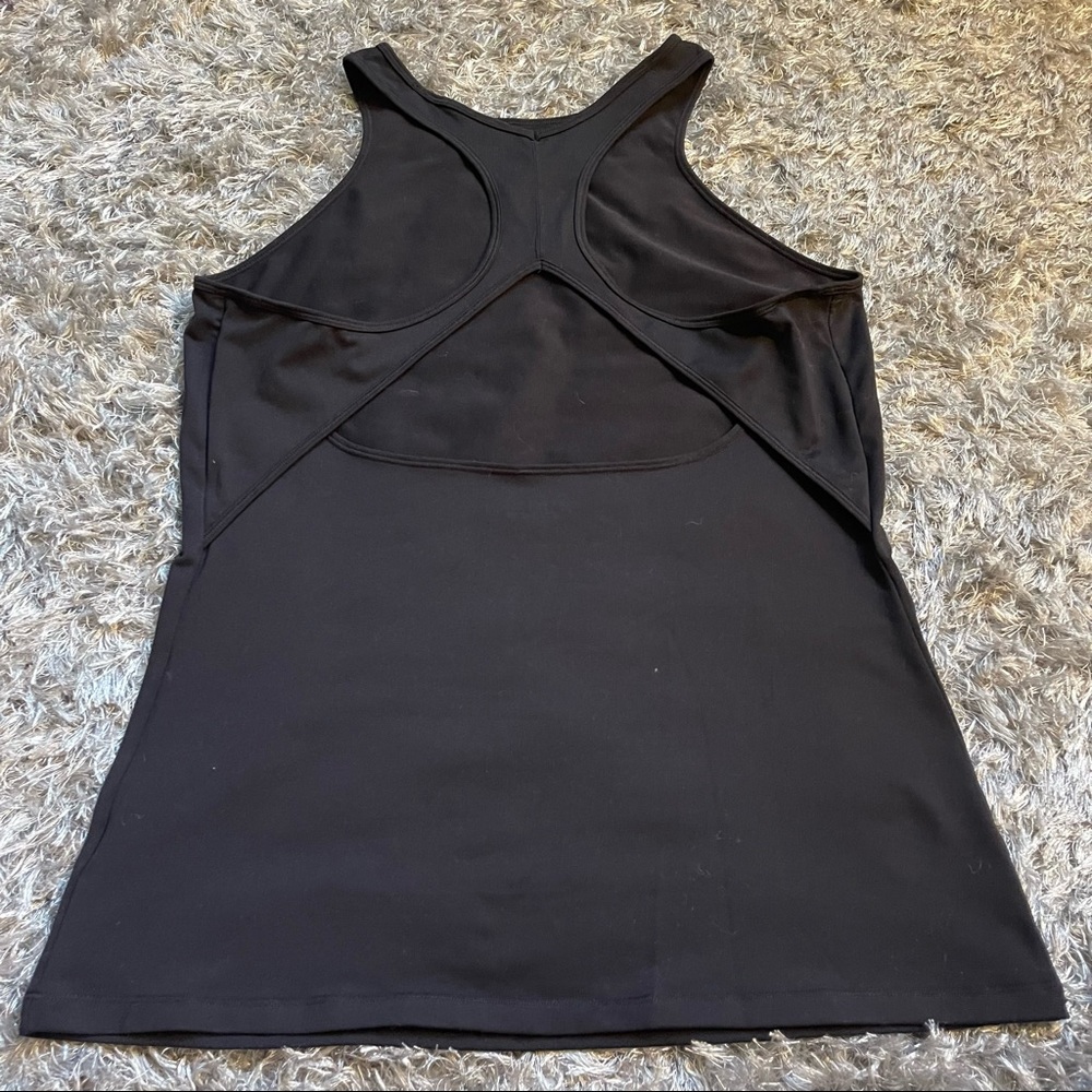 Athleta Racer Back Key Hole Tank Size L